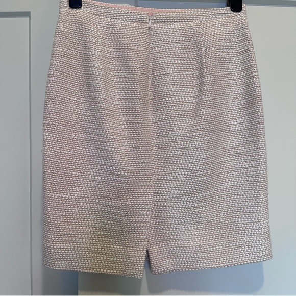 J.Crew Tweed Pencil Skirt w/Metallic Silver Thread - Picture 9 of 10